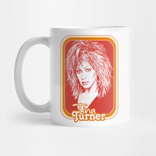 Tina Turner / 80s Style Retro Fan Art Design Mug